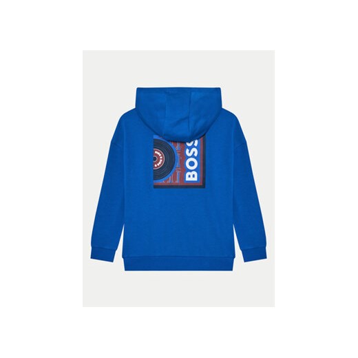 Boss Bluza J50714 S Niebieski Loose Fit 10Y MODIVO