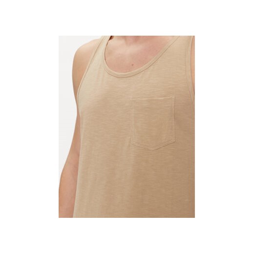 Jack&Jones Tank top Tampa Slub 12252180 Beżowy Standard Fit XL MODIVO