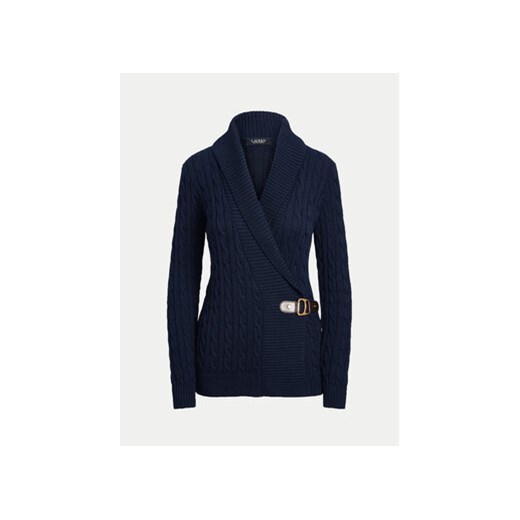 LAUREN RALPH LAUREN Sweter 200808258005 Granatowy Regular Fit S MODIVO
