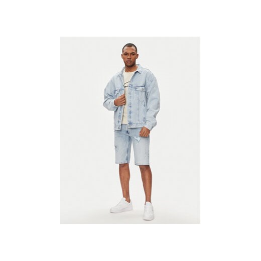 Tommy Jeans Kurtka jeansowa Aiden DM0DM18774 Błękitny Oversize Tommy Jeans L MODIVO