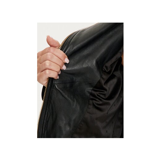 Marciano Guess Kurtka skórzana 4YGL17 7133A Czarny Regular Fit Marciano Guess 44 MODIVO