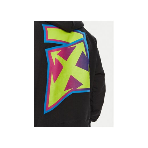 Off-White Bluza OMBB085F22FLE0041070 Czarny Regular Fit L MODIVO