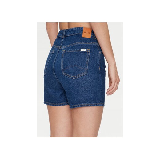 Mustang Szorty jeansowe Charlotte 1015220 Granatowy Comfort Fit Mustang 31 MODIVO