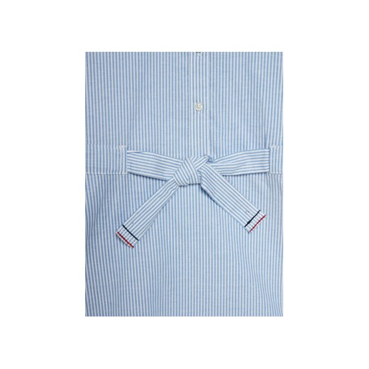 Tommy Hilfiger Sukienka koszulowa Ithaca Stripe Shirt Dress KG0KG07699 Niebieski Tommy Hilfiger 16Y MODIVO