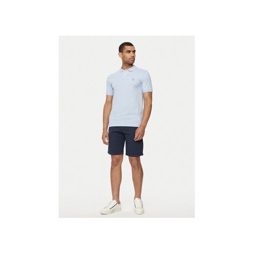 Boss Szorty materiałowe Chino-Slim-Shorts 50513035 Granatowy Slim Fit 36 MODIVO