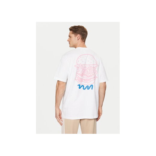 adidas T-Shirt Street B JD0677 Biały Loose Fit XXL MODIVO