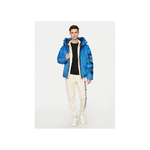 EA7 Emporio Armani Kurtka puchowa 6DPB19 PNGAZ 1528 Niebieski Regular Fit XXL MODIVO