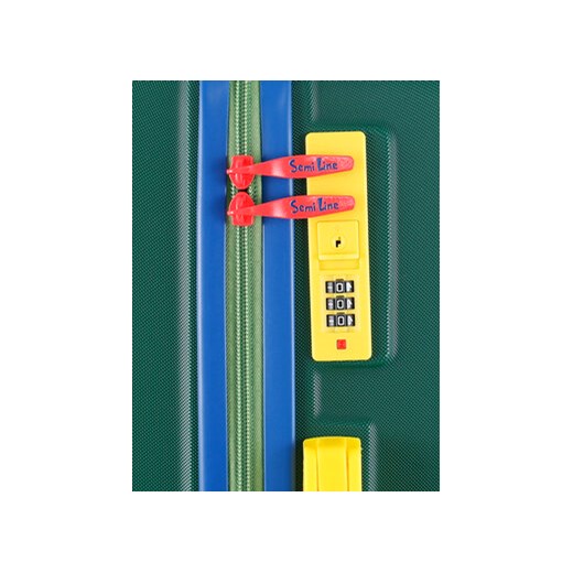 Semi Line Walizka duża T5846-3 Zielony Semi Line one size MODIVO