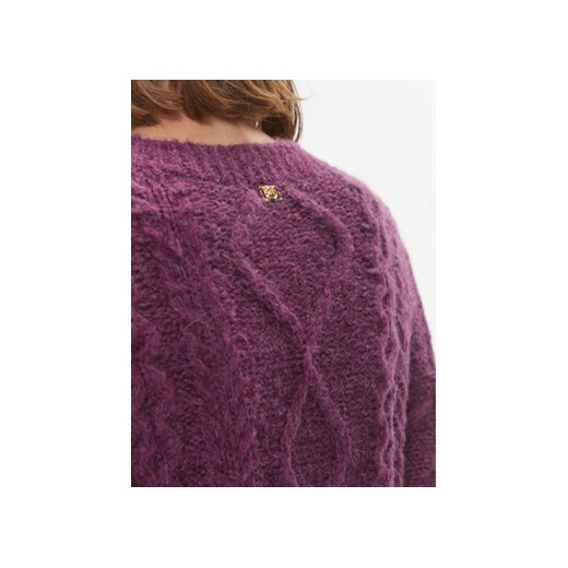 Pinko Sweter Ghepardo 102116 A1A6 Fioletowy Oversize Pinko M MODIVO