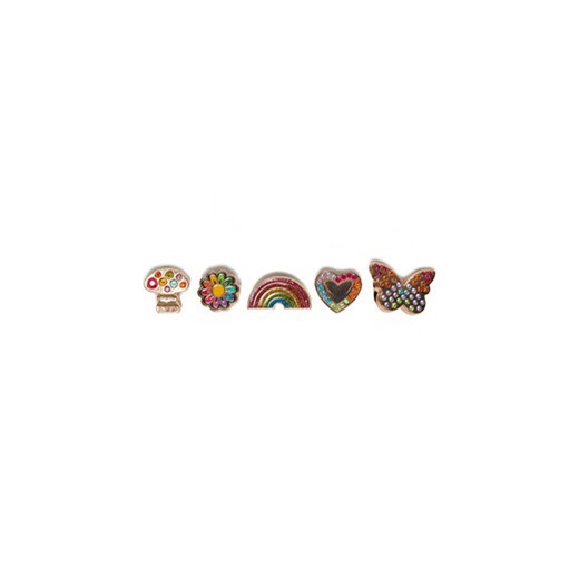 Crocs Ozdoba do butów Jibbitz Rainbow Elvtd Festival 5 Pack 10013261 Kolorowy Crocs one size MODIVO