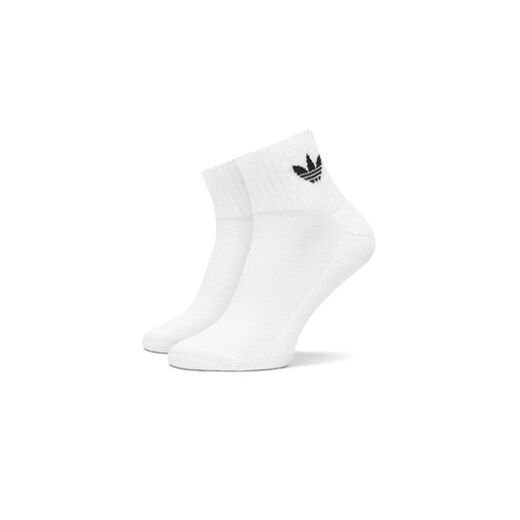 adidas Zestaw 6 par niskich skarpet unisex IJ5627 Biały 46_48 MODIVO