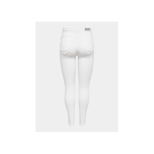 ONLY Jeansy Power 15250153 Biały Skinny Fit XS_30 MODIVO