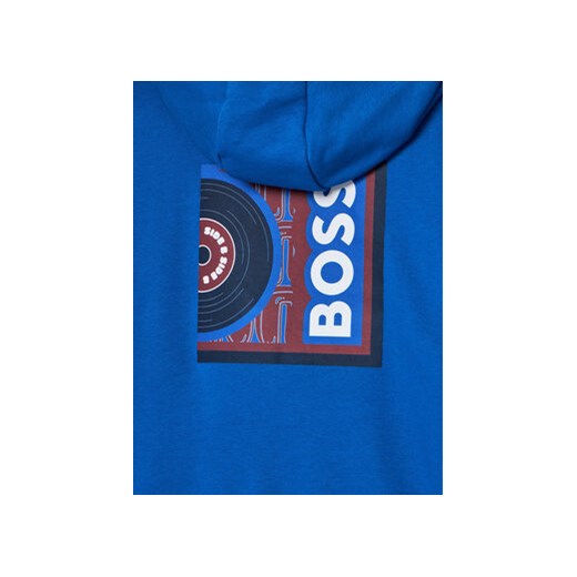 Boss Bluza J50714 D Niebieski Loose Fit 16Y MODIVO