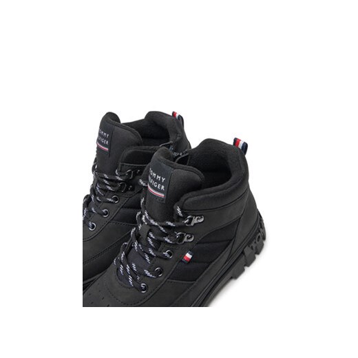 Tommy Hilfiger Trzewiki Lace-Up Bootie T3X5-33707-1492 S Czarny Tommy Hilfiger 37 MODIVO