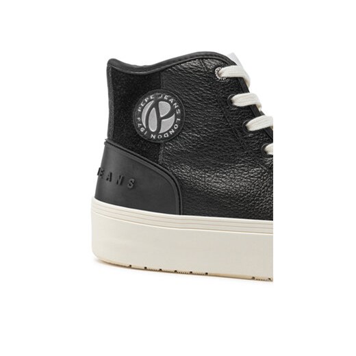 Pepe Jeans Trampki PLS31576 Czarny Pepe Jeans 40 MODIVO