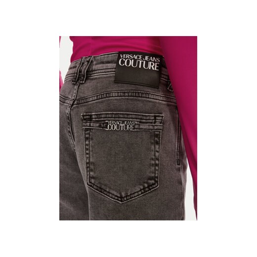 Versace Jeans Couture Jeansy 77HAB506 CDW27 Czarny Wide Leg 25 MODIVO