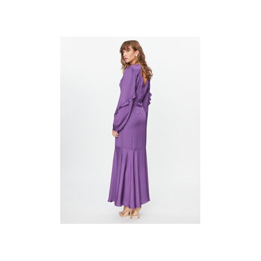 TWINSET Sukienka wieczorowa 232TT2171 Fioletowy Regular Fit Twinset 44 MODIVO