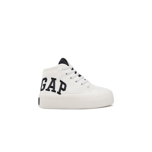 Gap Trampki Jackson Mid Twl GAI501F6TYWHITGP Biały ze sklepu MODIVO w kategorii Trampki dziecięce - zdjęcie 176850935