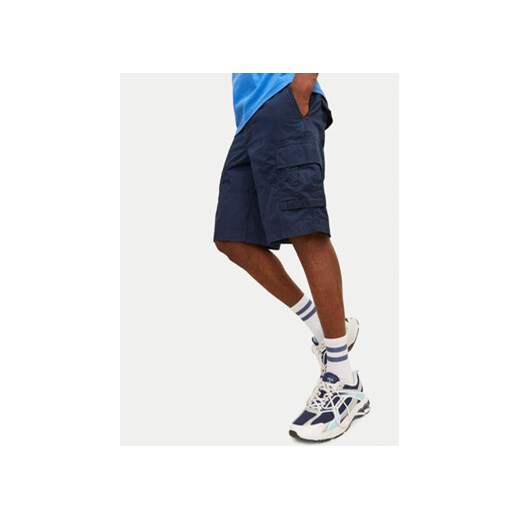 Jack&Jones Szorty materiałowe Jpstcole 12253222 Granatowy Loose Fit M MODIVO