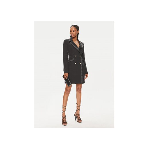 Fracomina Sukienka koktajlowa FQ24SD1008W42901 Czarny Slim Fit Fracomina XS MODIVO