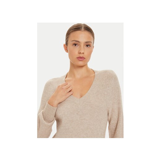 ONLY Sukienka dzianinowa Katia 15312844 Beżowy Regular Fit XS MODIVO