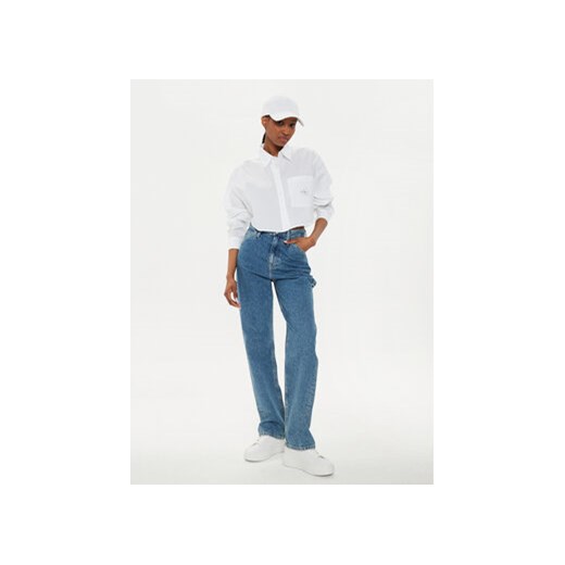 Calvin Klein Jeans Jeansy J20J223718 Niebieski Straight Fit 28_32 MODIVO