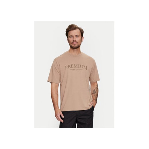 Jack&Jones T-Shirt Jprbluwinston 12255611 Brązowy Regular Fit ze sklepu MODIVO w kategorii T-shirty męskie - zdjęcie 176853337