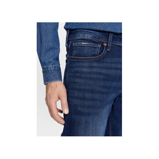 Pepe Jeans Jeansy PM207387 Niebieski Skinny Fit Pepe Jeans 34_34 MODIVO