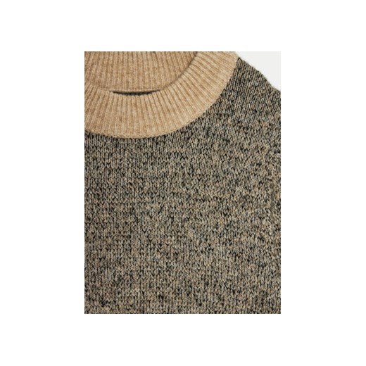 Jack&Jones Junior Sweter Space 12262664 Beżowy Regular Fit Jack&jones Junior 152 MODIVO