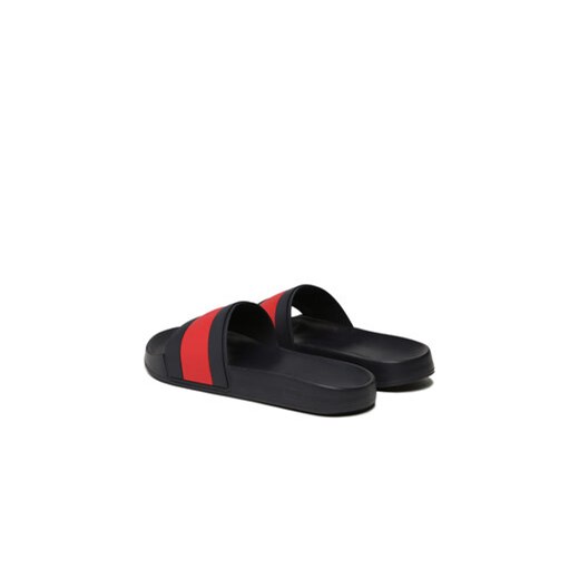Tommy Hilfiger Klapki Rubber Th Flag Pool Slide FM0FM04236 Granatowy Tommy Hilfiger 40 MODIVO