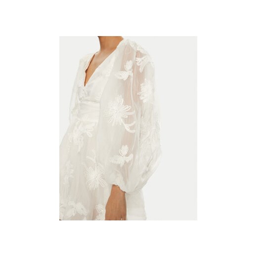 BARDOT Sukienka koktajlowa 58475DB5 Écru Regular Fit 42 MODIVO