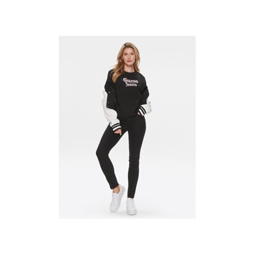 Guess T-Shirt Gothic W4RI49 K6XN4 Czarny Regular Fit Guess XS MODIVO