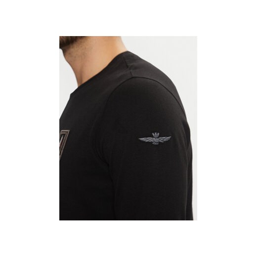 Aeronautica Militare Longsleeve 242TS2317J489 Czarny Regular Fit Aeronautica Militare XXL MODIVO
