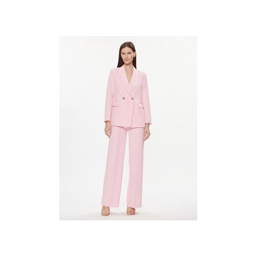 Maryley Spodnie materiałowe 24EB515/43OR Różowy Relaxed Fit Maryley S MODIVO