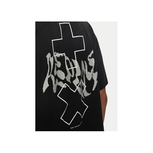 Replay T-Shirt MMG350.000.23454 Czarny Oversize Replay L MODIVO