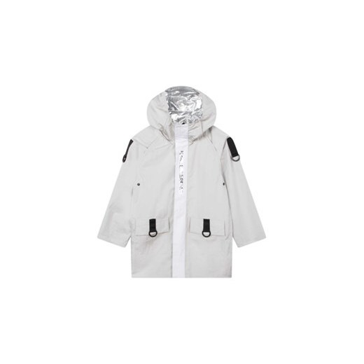 Karl Lagerfeld Kids Kurtka przejściowa Z16149 S Szary Regular Fit 6Y MODIVO
