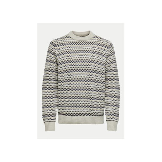 Only & Sons Sweter Musa 22027268 Beżowy Regular Fit Only & Sons S MODIVO