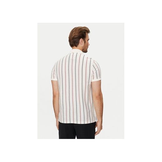 Tommy Hilfiger Polo Vertical MW0MW35627 Beżowy Regular Fit Tommy Hilfiger XL MODIVO
