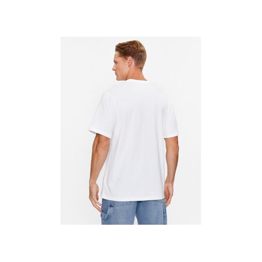 Converse T-Shirt Chuck Retro Ct Collegiate Ss Tee 10025293-A03 Biały Regular Fit Converse XL MODIVO