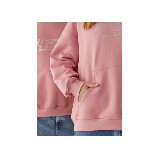 2005 Bluza Unisex Signature Różowy Relaxed Fit L MODIVO