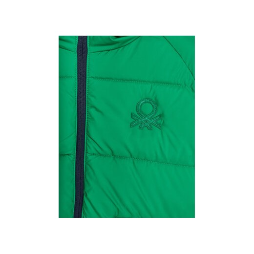 United Colors Of Benetton Kurtka puchowa 2WU0CN052 Zielony Regular Fit United Colors Of Benetton 140 MODIVO
