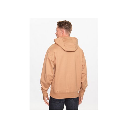 Boss Bluza 50496661 Beżowy Oversize S MODIVO