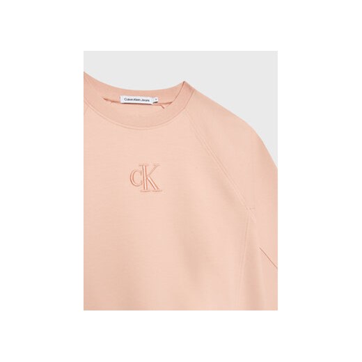 Calvin Klein Jeans Bluza Embroidery IG0IG02004 Różowy Relaxed Fit 14Y MODIVO