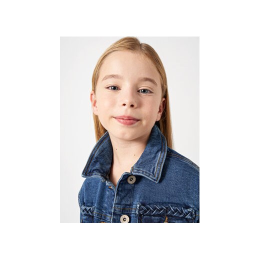 Mayoral Kurtka jeansowa 6460 Granatowy Regular Fit Mayoral 10Y MODIVO