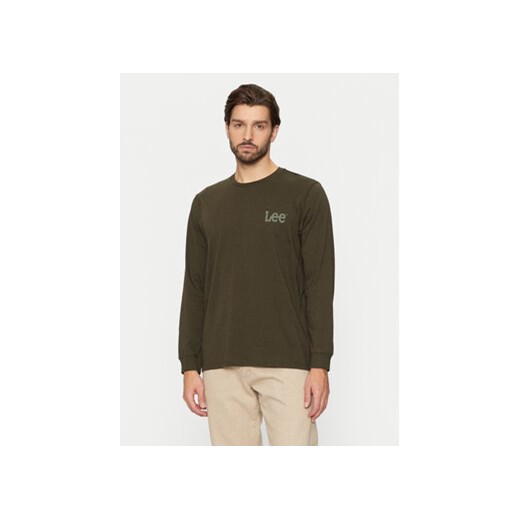 Lee Longsleeve Wobbly 112355592 Zielony Regular Fit Lee XL MODIVO
