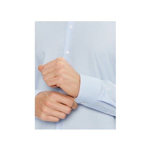 Calvin Klein Koszula Non Iron Tonal Strct Slim Shirt K10K113848 Niebieski Calvin Klein 41 MODIVO