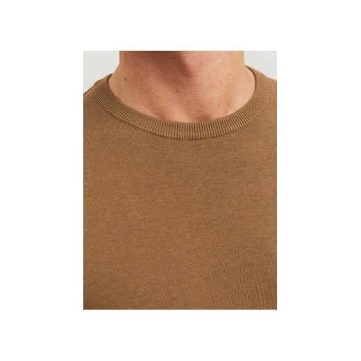 Jack&Jones Sweter 12137190 Brązowy Regular Fit XXL MODIVO