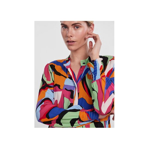 YAS Sukienka koszulowa 26027838 Kolorowy Regular Fit Yas XS MODIVO