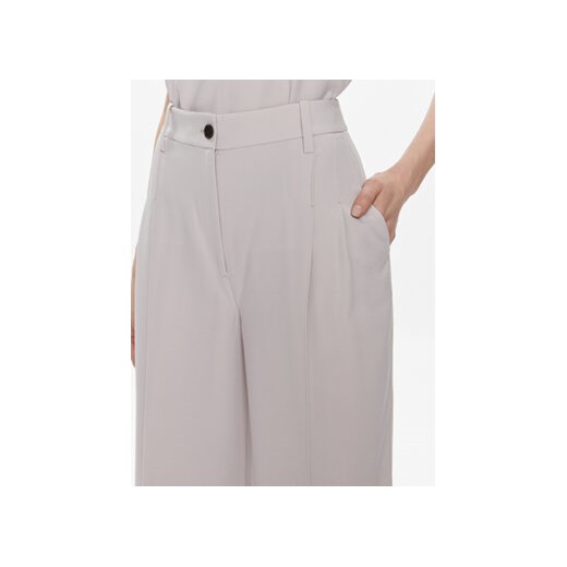 Calvin Klein Spodnie materiałowe K20K206774 Szary Wide Leg Calvin Klein 40 MODIVO