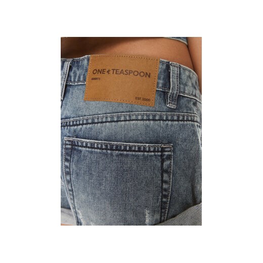 One Teaspoon Szorty jeansowe Bandit 24934A Niebieski Relaxed Fit One Teaspoon 26 MODIVO